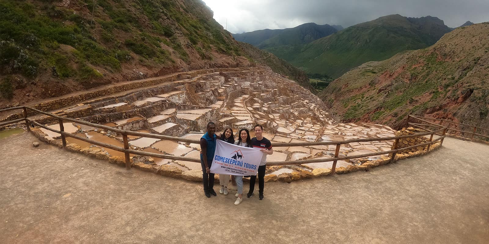 Maras Salt Mines from Ollantaytambo
