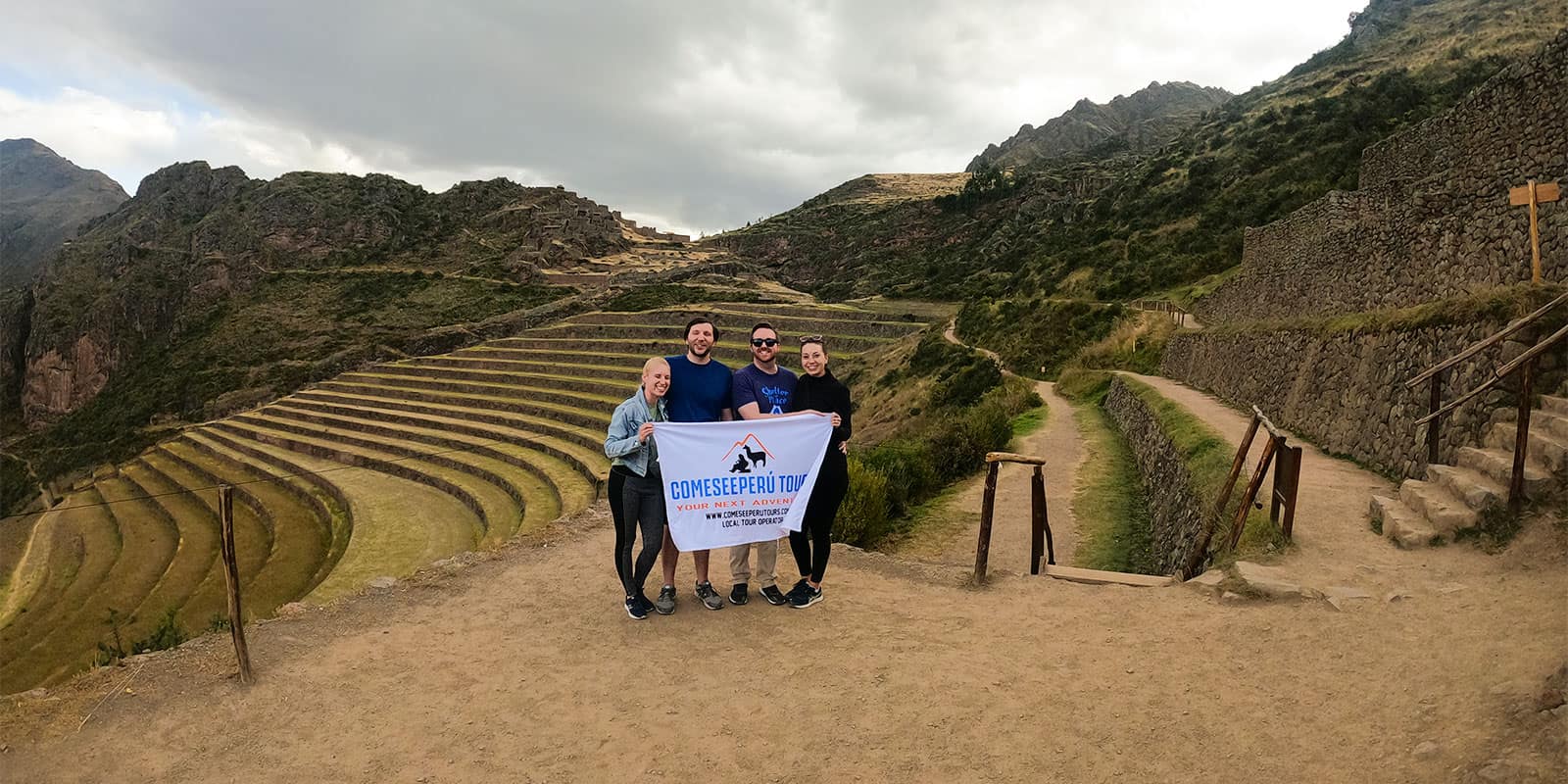 Pisac ruins from Urubamba Ollantaytambo