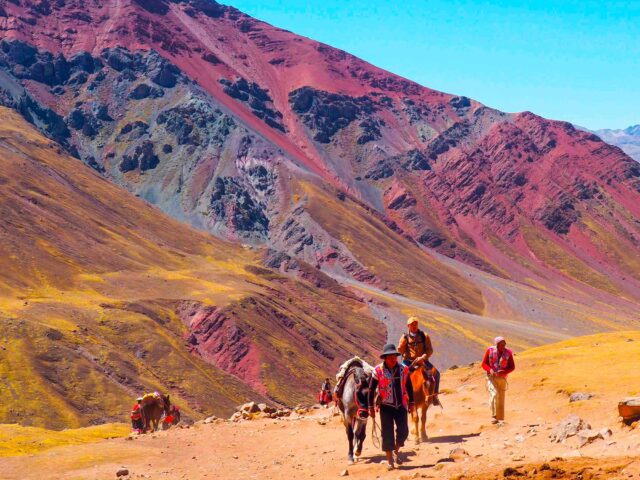 Rainbow Mountain by Horse Tour