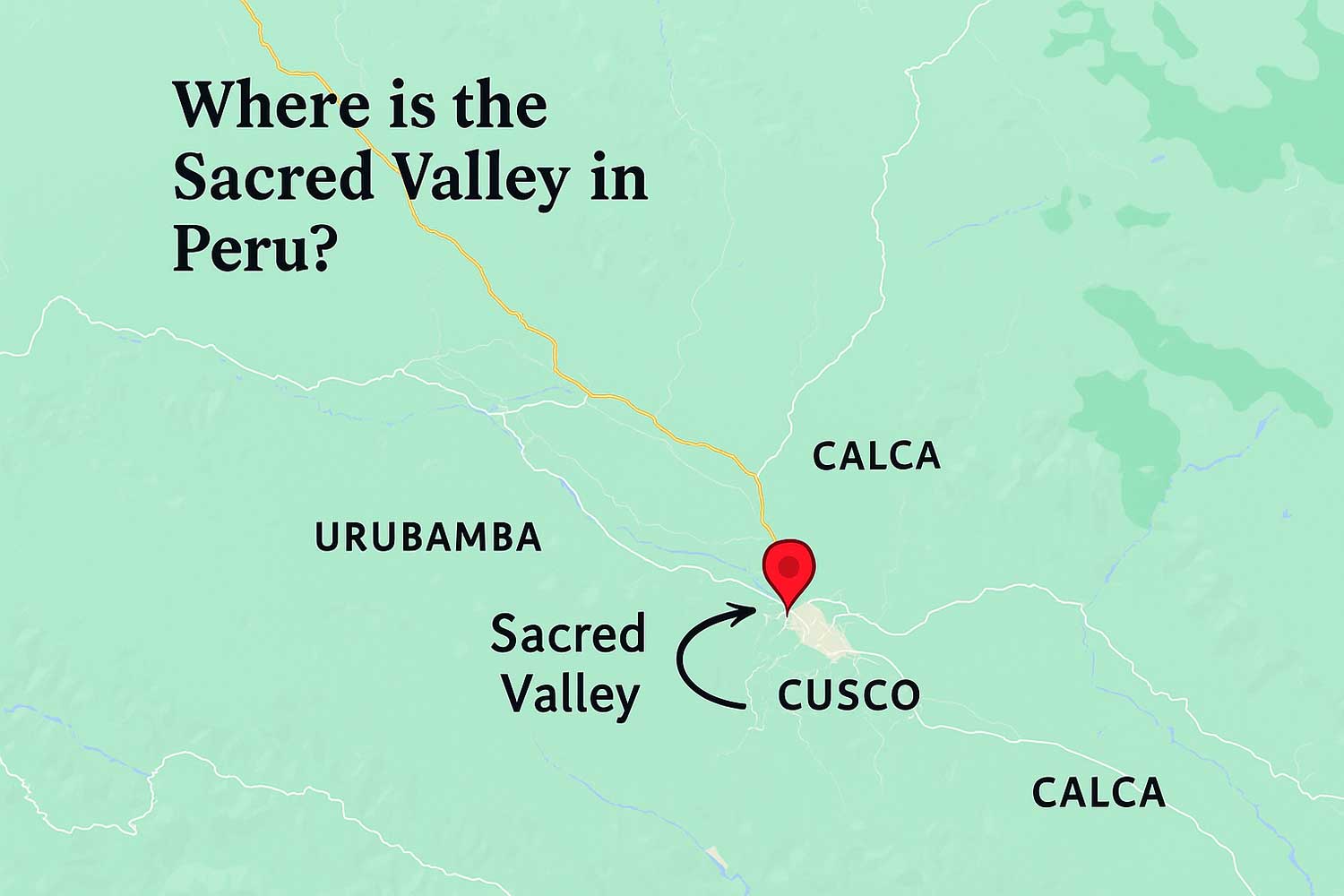 Where is Sacred Valley in Peru Map